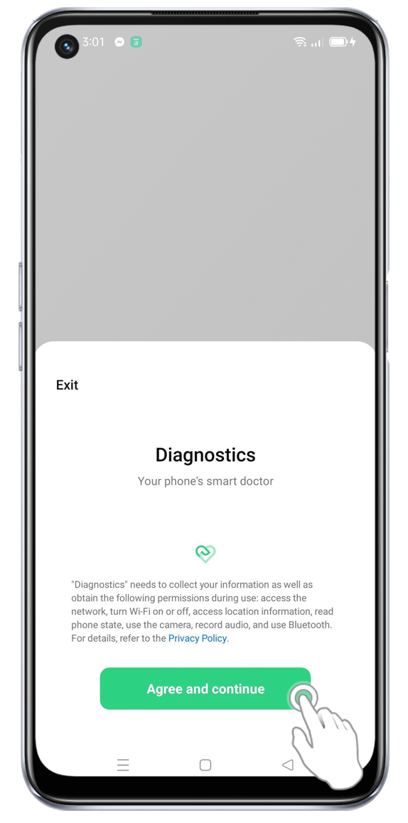 OPPO A74 5G Phone Manager Diagnostics