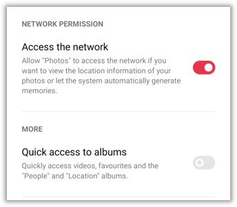 Quick access toolbar in ColorOS 11