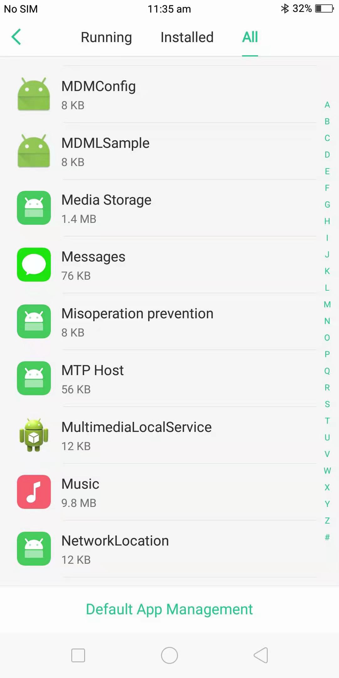 Unable to delete saved photos from Line application on its designated photo album.