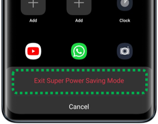 Super Power Saving in OPPO A74 5G