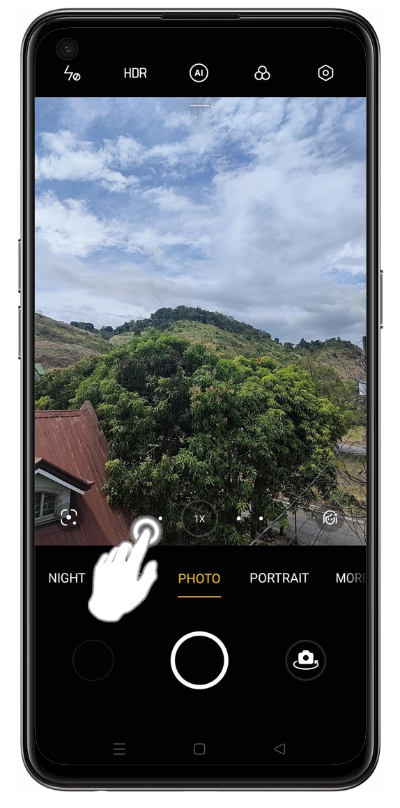 How to Zoom the Camera for OPPO Reno5 5G?