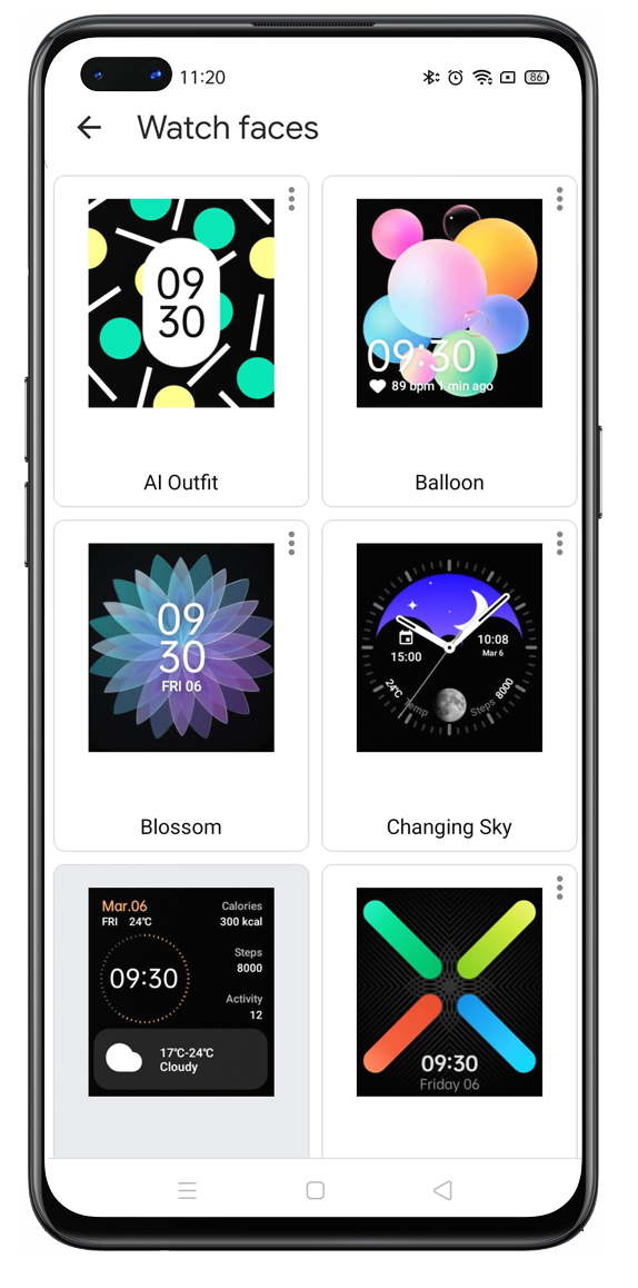 Change Watch Face with OPPO Watch
