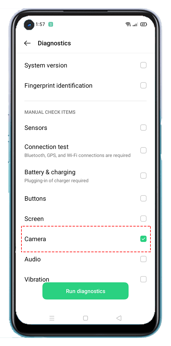 Common Problems Detection Camera