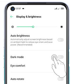 dark mode oppoa92 OPPOA92