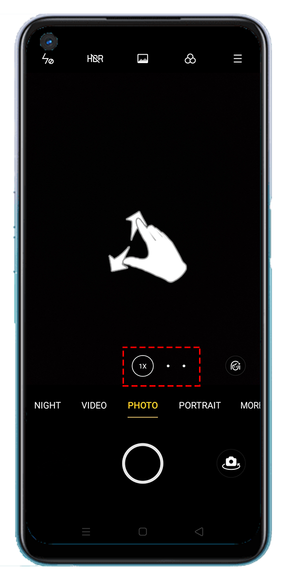 OPPO A54 Zoom Capability