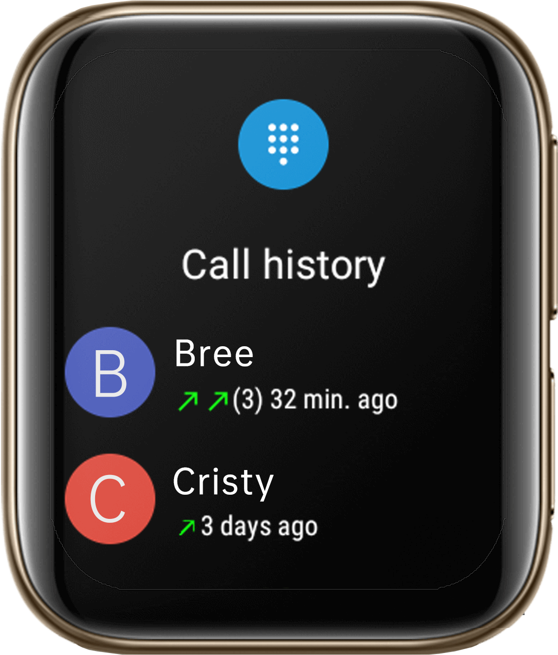 Delete a Call History on Your OPPO Watch