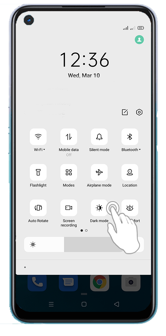 dark mode notification