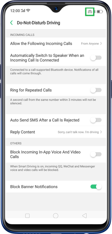 Block Banner Notification