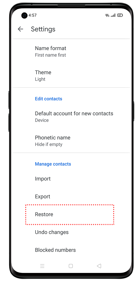 How to import, export, and restore Google Contacts?