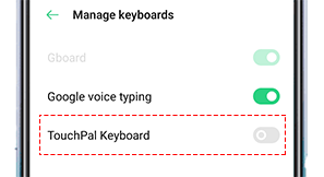 Manage Keyboards