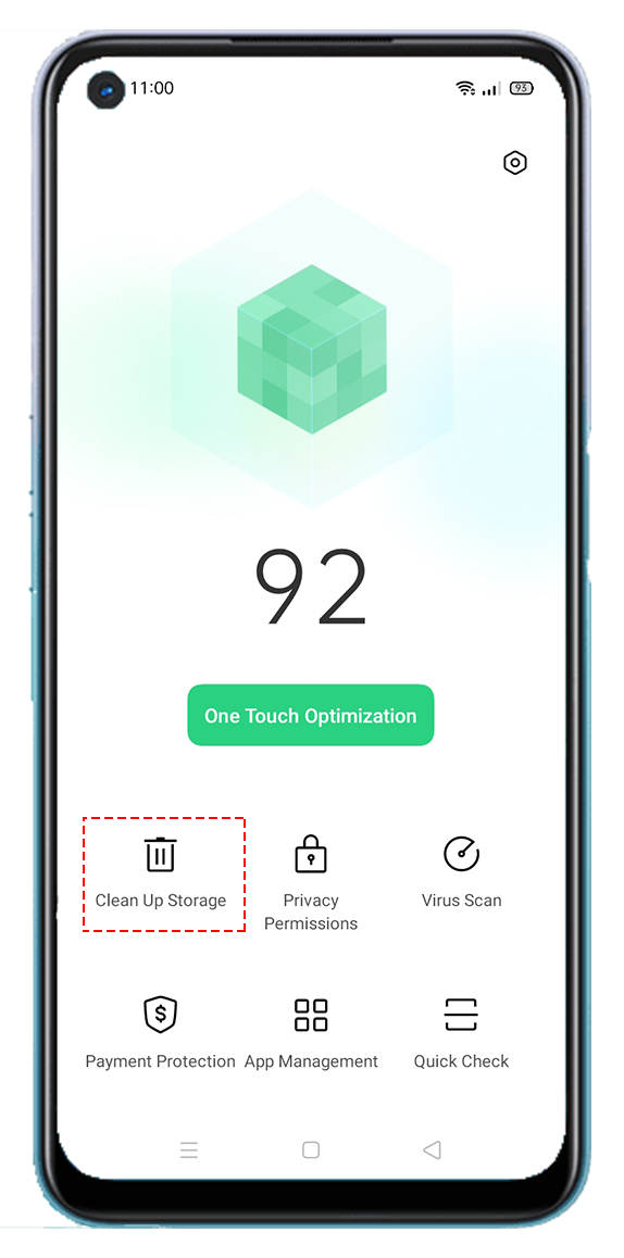 OPPO A54 Clean Up Storage