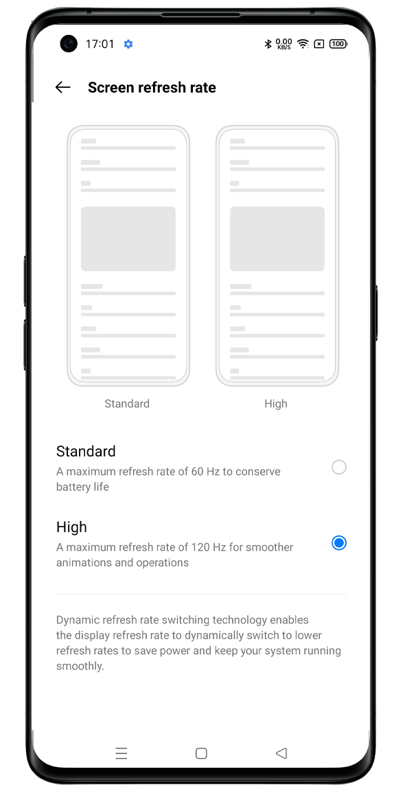 What is the Refresh Rate of OPPO Find X3 Pro?