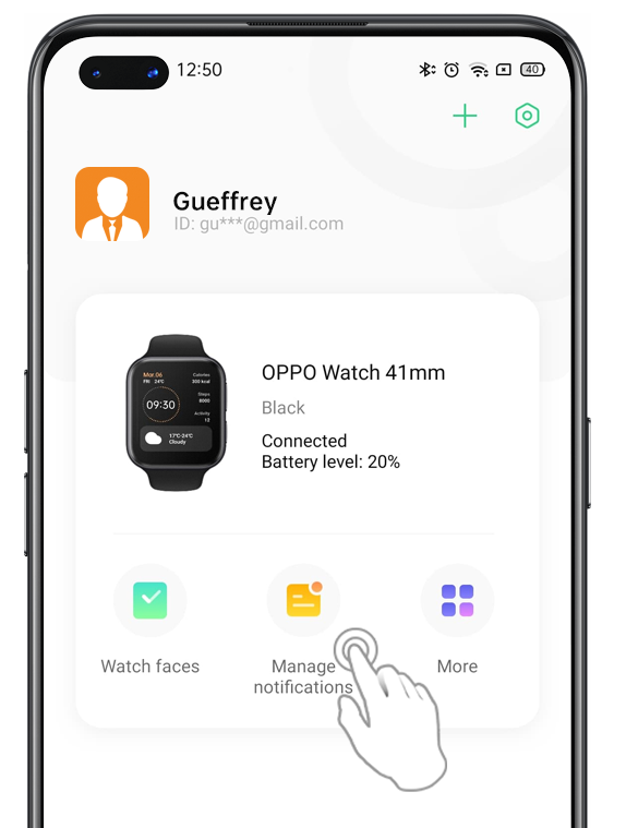 Grant HeyTap Health App Access to Your Notification Drawer