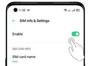OPPO A92 Enable SIM Card 