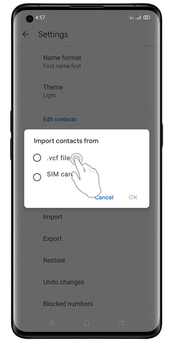 How to import, export, and restore Google Contacts?