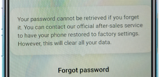 OPPO A54 Reset Lock screen