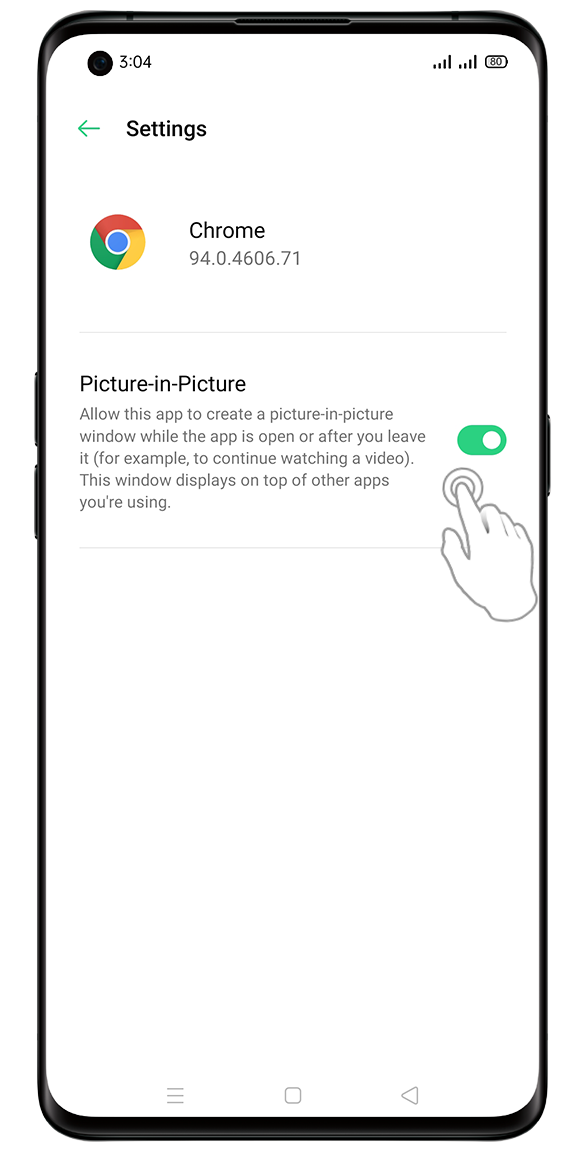 OPPO Enable PIP