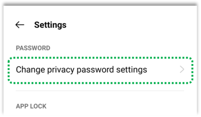 Change/ Modify App Lock Password in ColorOS 11