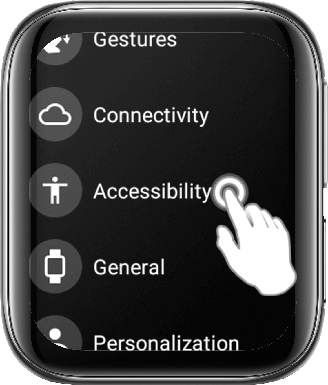 What is TalkBack in OPPO Watch?