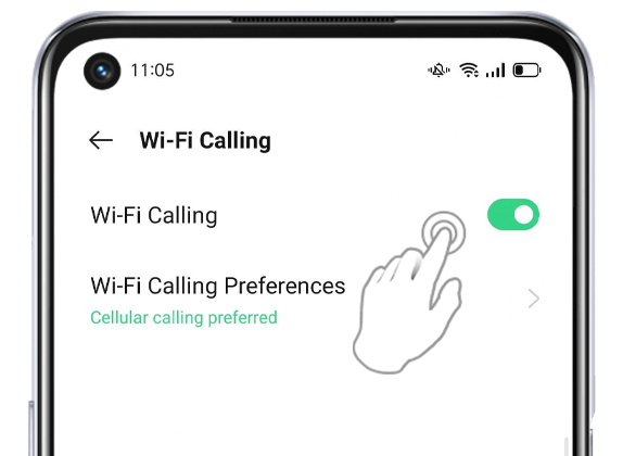 OPPO A74 5G Enable Wi-Fi Calling