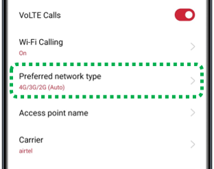 OPPO F19 Network setting image