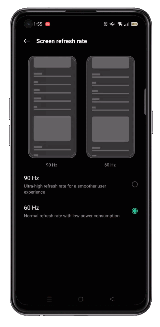 How Do I Change OPPO Reno5 5G's Refresh Rate?
